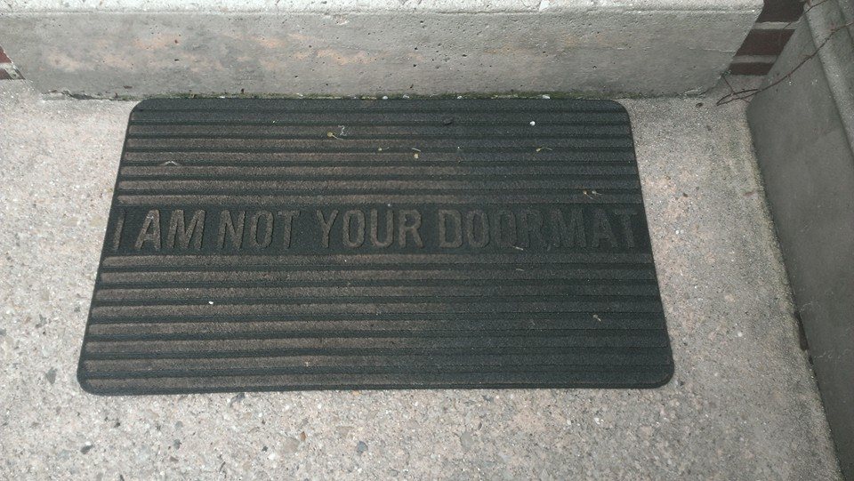 I am not your doormat - Flickr Image by: Lulu Hoeller
